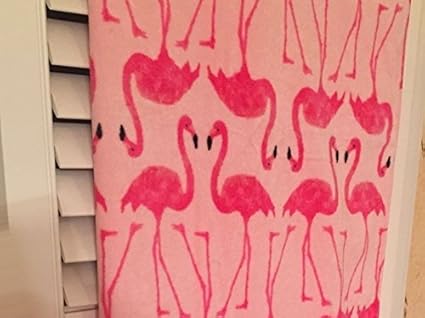 Cynthia Rowley Pink Flamingo Beach Towel Amazoncouk