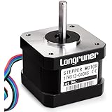Stepper Motor, Longruner Nema 17 Bipolar 42mm 37oz.in(26Ncm) 12V 0.4A Lead 3D Printer Hobby CNC 17HS13-0404S