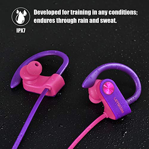 3 LETSCOM+Headphones+Waterproof+Sweatproof+Cancelling