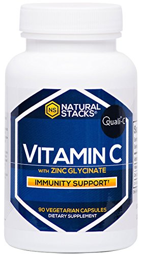 Natural Stacks Vitamin C Supplement - 90 Capsules - Immunity Support - Synergetic Protection - Improve Overall Health