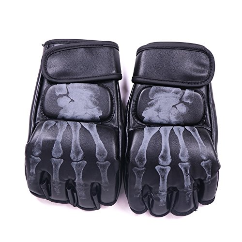 Boxing Gloves,soled Half Finger Boxing Gloves Sanda Fighting Sandbag Gloves MMA UFC