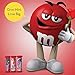 M&M'S Valentine's MINIS Milk Chocolate Candy, Valentine Chocolate Candy Gifts Bulk, 1.08 Ounce Tube (Pack of 24)