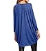 THANTH Womens Cold Shoulder Off T-Shirt Dress Loose Fits Casual Long Juniors Top