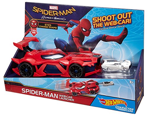 Marvel Hot Wheels Spider-Man Web-Car Launcher
