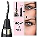 TOULLGO Heated Eyelash Curler,Mini Electric Eyelash Curler Brush,Eyelash Curler with Comb Long Lasting Curled,Portable Electric Makeup Eye Lashes Brush