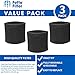 Fette Filter - 3 Pack Foam Sleeve Replacement Vac Filter Type R Compatible with Shop-Vac Wet/Dry Vacuums replaces any of these product # 90585, 9058500, 9058508, 9058511, 9058527, 9058533, 90304