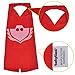 Babylian Masks Costumes Catboy Owlette Gekko Mask with Cape for Kids (Set of 3)