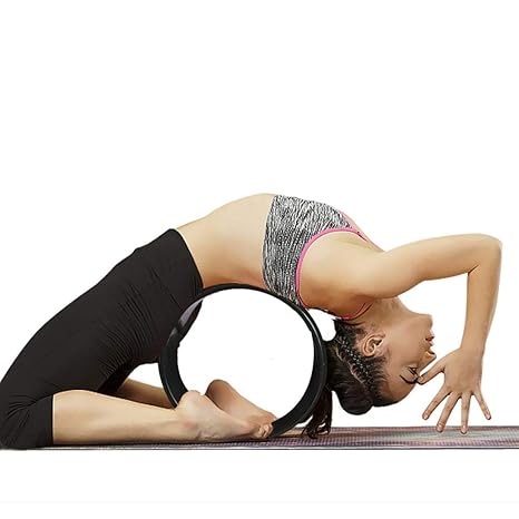 Amazon.com : Flashing Print Dharma Wheel Yoga Wheel Fitness ...