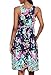Dokotoo Womens Summer Casual Boho Amazon Ladies Sundresses Floral Print Raceback Midi Tank Dress Navy Large