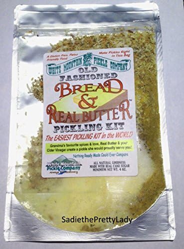 White Mountain Pickle Co. Old Fashioned Bread and Real Butter Pickling Kit