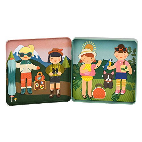 Petit Collage Mix and Match Magnetic Tin Little Traveler