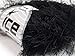 Black Extra Long Eyelash Yarn Ice Luxurious Fun Fur 50gr 38yds 7711