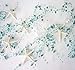 Beach Decor Nautical Beaded Starfish Garland - White Starfish Decorative Garland - 5FT TEAL