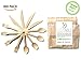 Disposable Wooden Cutlery 300pc Set Premium Elegant Utensils Combo by Eco Table 6