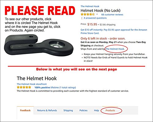 Helmet Hook (With Lock)
