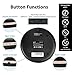 Rechargeable Portable CD Player, HOTT Personal Compact Player with Headphones, Walkman CD Player Anti-Scratch Skip Protection, USB Charging Cable LCD Display Disc Player
