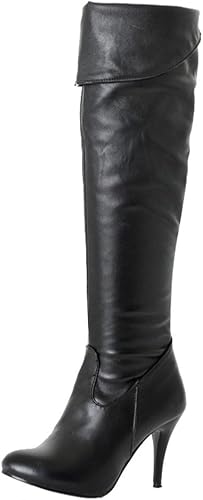 high heel knee high boots uk