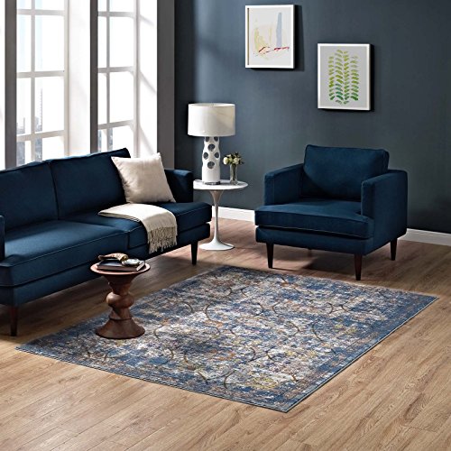 Blue Yellow Area Rugs