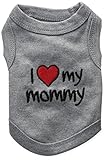 Leegoal Sandy Beach Cotton T-Shirt Vest for Yorkshire Terrier pug Beagle middle Dogs (X-Small, Grey)