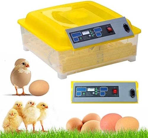 Radical Deal Automatic 48Eggs Digital Clear Egg Incubator Hatcher Turning Temperature Control