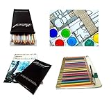 Complete 36 Color Watercolor Pencils Set - Everything You Need! 36 Stunning Colors, Watercolor Paper, Brush, and Sharpener. 100% Satisfaction Guaranteed!