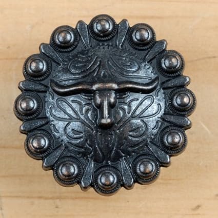 Set Of 24 Longhorn Barbwire Drawer Pulls Cabinet Knobs Western