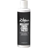 Zildjian P1300 Cymbal Cleaning Polish | Restores shine and luster, removes tarnish, protects the finish, safe everyday care, easy application, drum kit solution