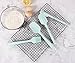Rorence Silicone Whisk Spatula Spoonula & Brush Set of 6 - Mint Green