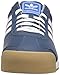adidas Men's Samoa Retro Sneaker Running Shoe, Tech Ink White/Blue Bird, (9 M US)