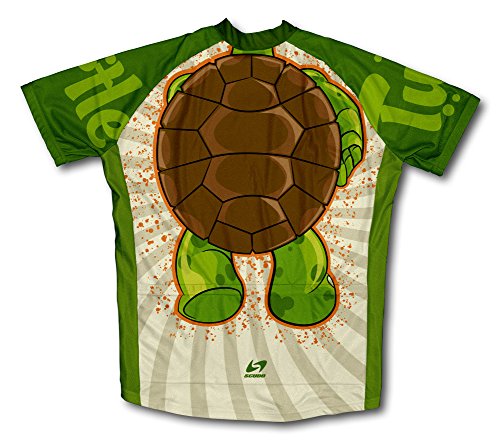 Turtle Short Sleeve Cycling Jersey for Men - Size L