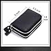 RFID Blocking Leather Wallet, Latest Credit Card Safe RFID Block Security Travel Wallets/Holder/Case/Protector (Black)