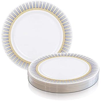reusable plastic dessert plates