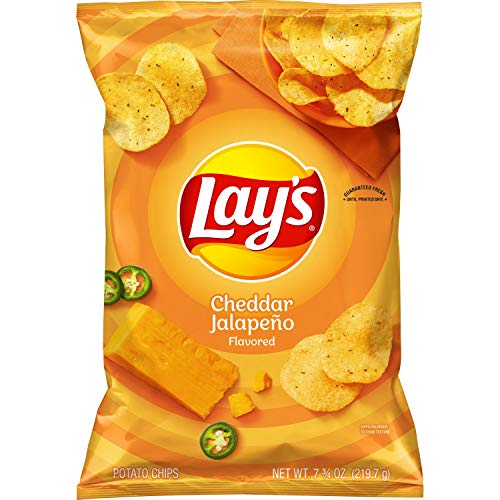 Lay's Potato Chips, Cheddar Jalapeno, 7.75oz Bag in Kuwait Whizz Potato