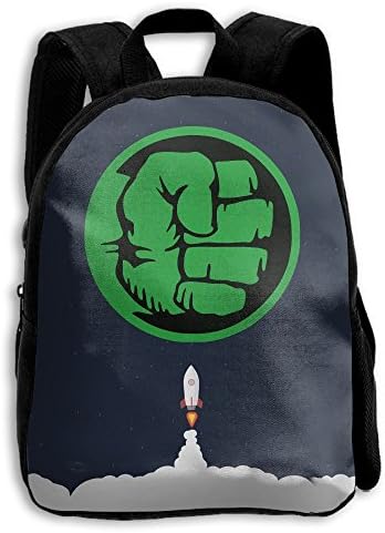 School Backpack Avengers Hulk Logo Toddlers Bookbag Shoulder Bag School Backpacks For Girls Boys Kids Elementary