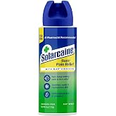 Solarcaine Aloe Sunburn Relief Spray with 4% Lidocaine, 4 oz | After Sun Care Relief for Burns, Scrapes and Itch, Aloe Spray to Soothe, Cool and Replenish Skin, Alcohol-Free