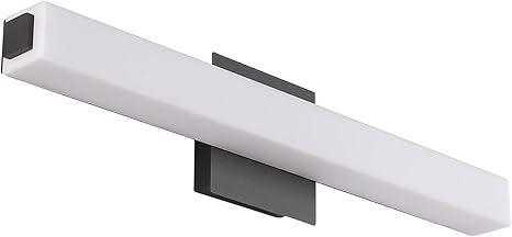 Amazon Com 26 6 Inches Led Bathroom Vanity Light Fixtures Ecobrt Indoor Black Wall Lights Bedroom 18watt Makeup Mirror Light Bedside Vertical Sconce Lamps Restroom Cool White Home Improvement