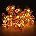 iMazer Bee Lights, Bumble Bee Decorations Solar String Lights 30 LED Honey Bee Shaped Fairy Light for Outdoor Garden Flower Fence Tree Face Decor, Warm White LD010