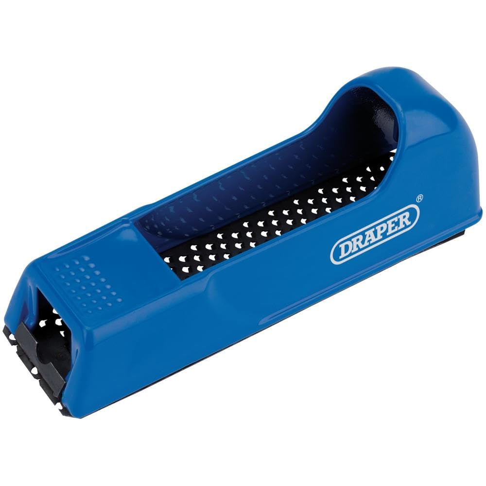 Draper 140mm Multi-Rasp Wood Block Plane | Woodworking Hand Tools | Carpenter Tool | Non-Clogging Blade | 13849