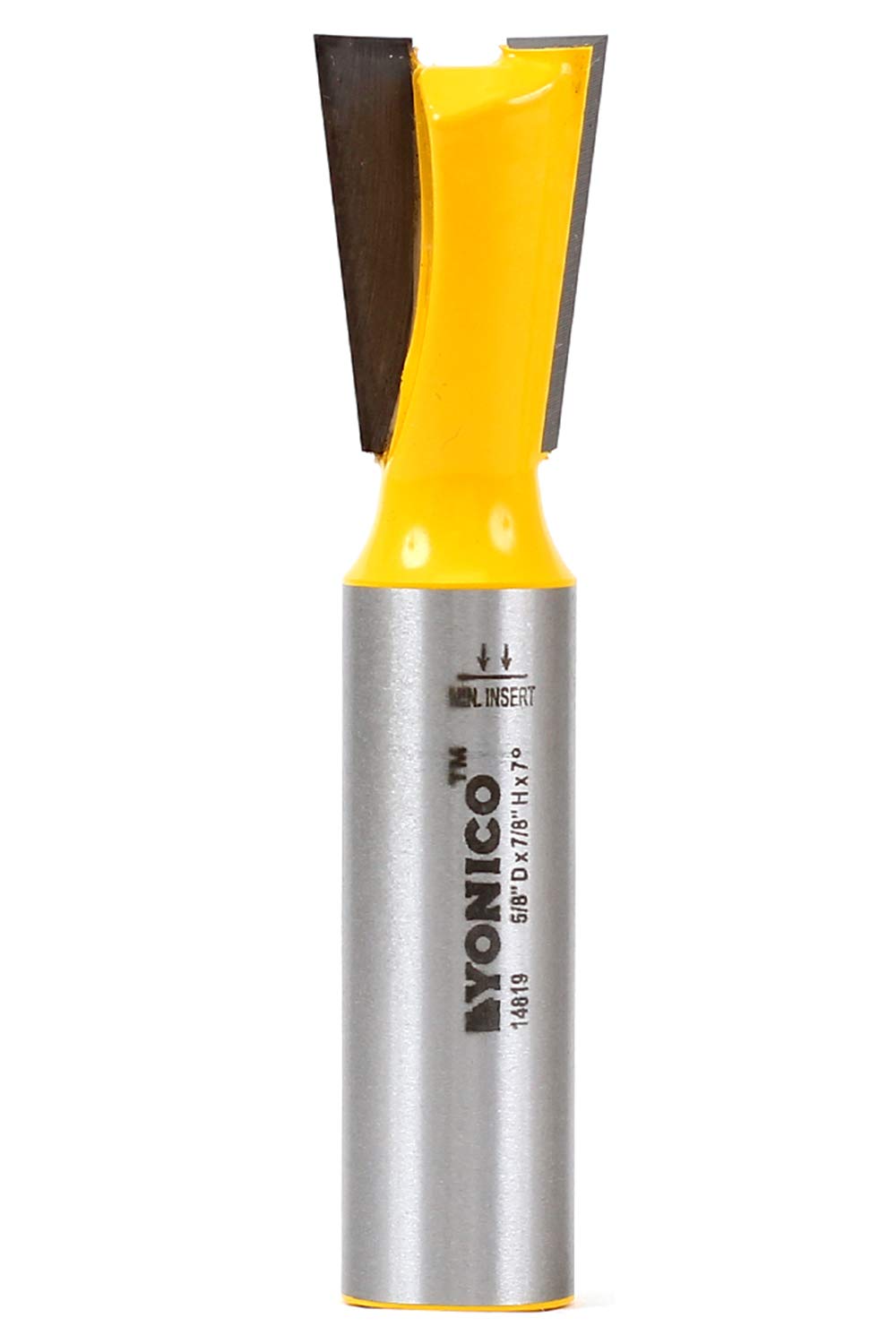 Yonico Dovetail Router Bit 7 Degree X 5/8-Inch 1/2-Inch Shank 14819