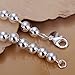 Ingooood Valentines Gifts,925 sterling silver Fashion beads bracelets&bangle forWomen