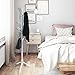 Garwarm 8-Hooks Creative Simplicity Solid Wood Floor Finish Entryway Standing Coat Rack Hall Tree Hat Hanger Holder with Tripod Base for Jacket Clothes Scarves Purse