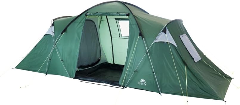 Trespass 6 Man 2 habitación Tienda de campaña de túnel
