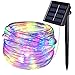 SEMILITS Solar Outdoor String Lights 100LED 33Ft Copper Fairy String Lights Waterproof LED Rope Lights for Patio Easter Christmas Party