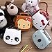 Ava & Kings' Toddler Girl Purse Glossy PU Faux Leather Cute Animal Small Handbags - Adjustable Strap for Crossbody Bag, Shoulder and Top Handle - Brown Monkey