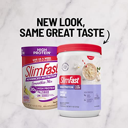 SlimFast Advanced Nutrition High Protein Meal Replacement Smoothie Mix