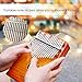 GECKO Kalimba 17 Keys Thumb Piano with Hardshell Case Study Instruction Tuning Hammer Portable Wood Finger Piano Birthday Gifts for Kids Adult Beginners Professional