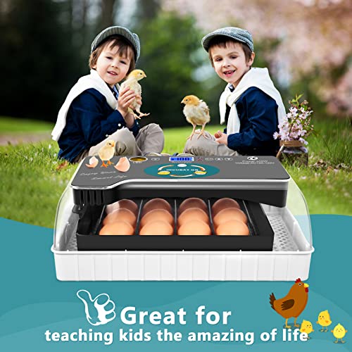 Egg Incubator, Automatic Digital Poultry Hatching Machine with Auto Egg