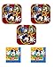 Disney Mickey Mouse Clubhouse Playtime Square Dinner Plates (24 Plates) and 32 Luncheon Napkins. Party Pack.