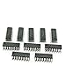Major Brands 74HC595 ICS and Semiconductors, 8-Bit Shift Register with Output Latches and Eight 3-State Outputs, DIP 16, Cascadable (Pack of 10), Black