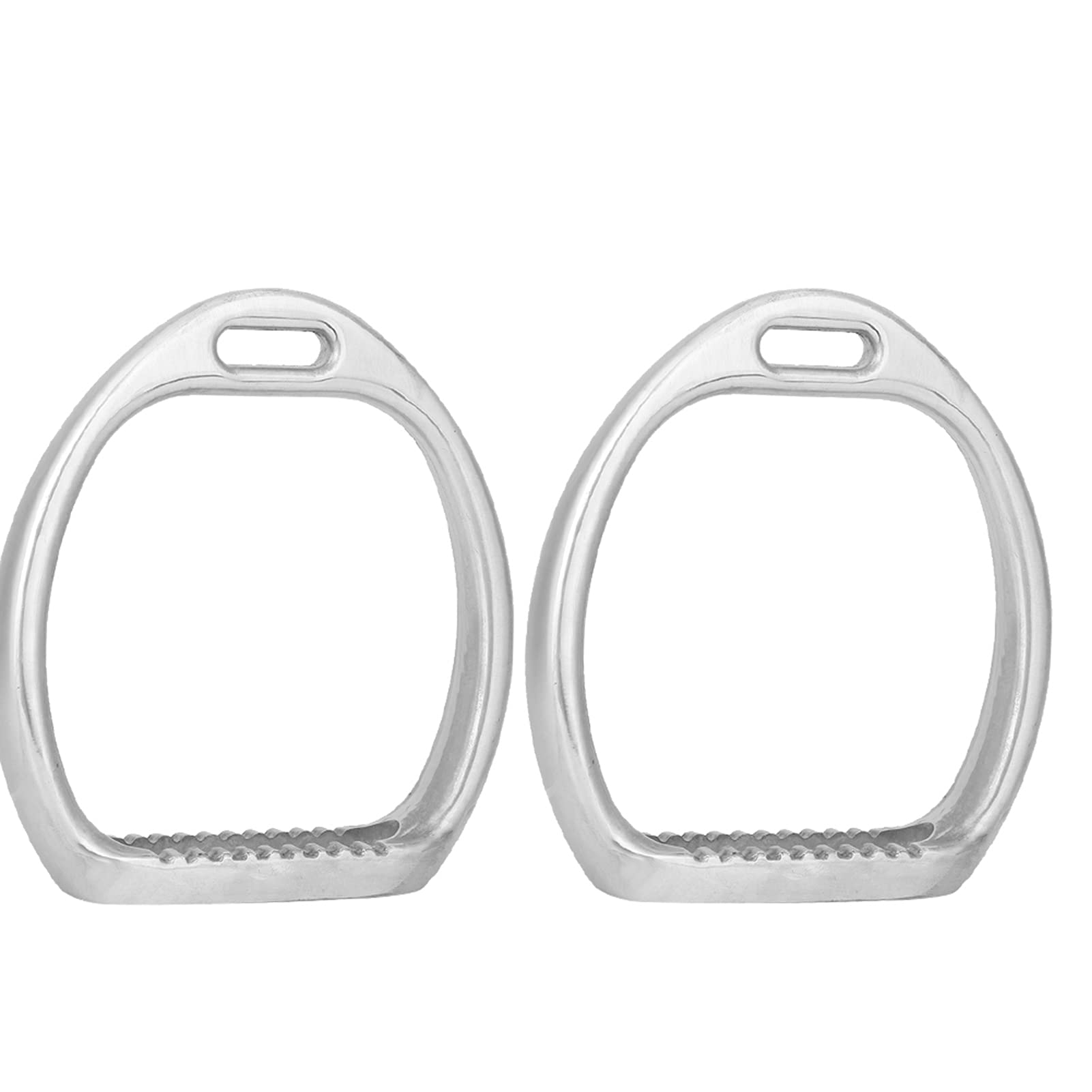 Pssopp 1Pair of Aluminum Kids Lightweight Stirrups Pad Equestrian Sports Horse Riding Saddle Children Stirrups for Saddle Safety